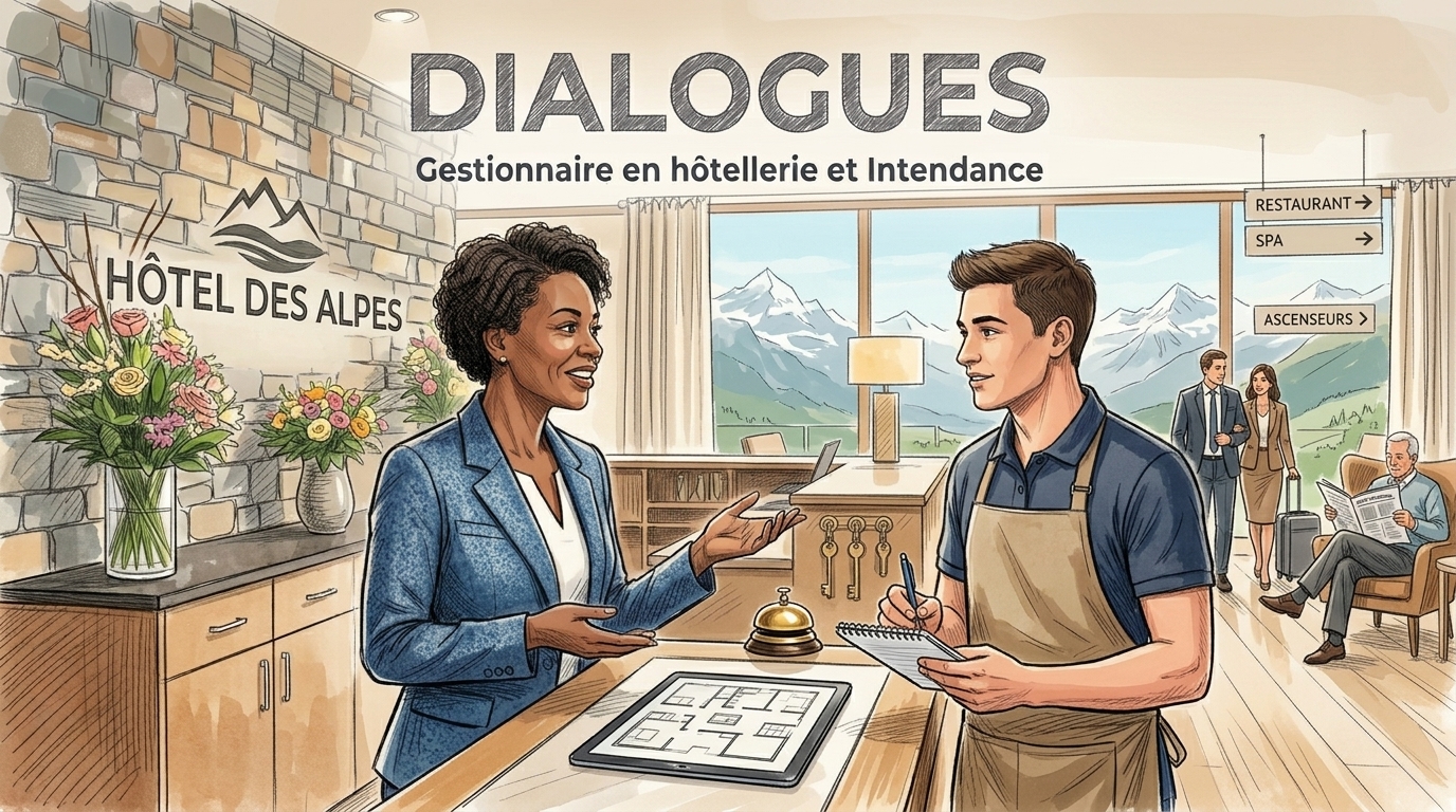 Intendance: dialogues à l’hôtel